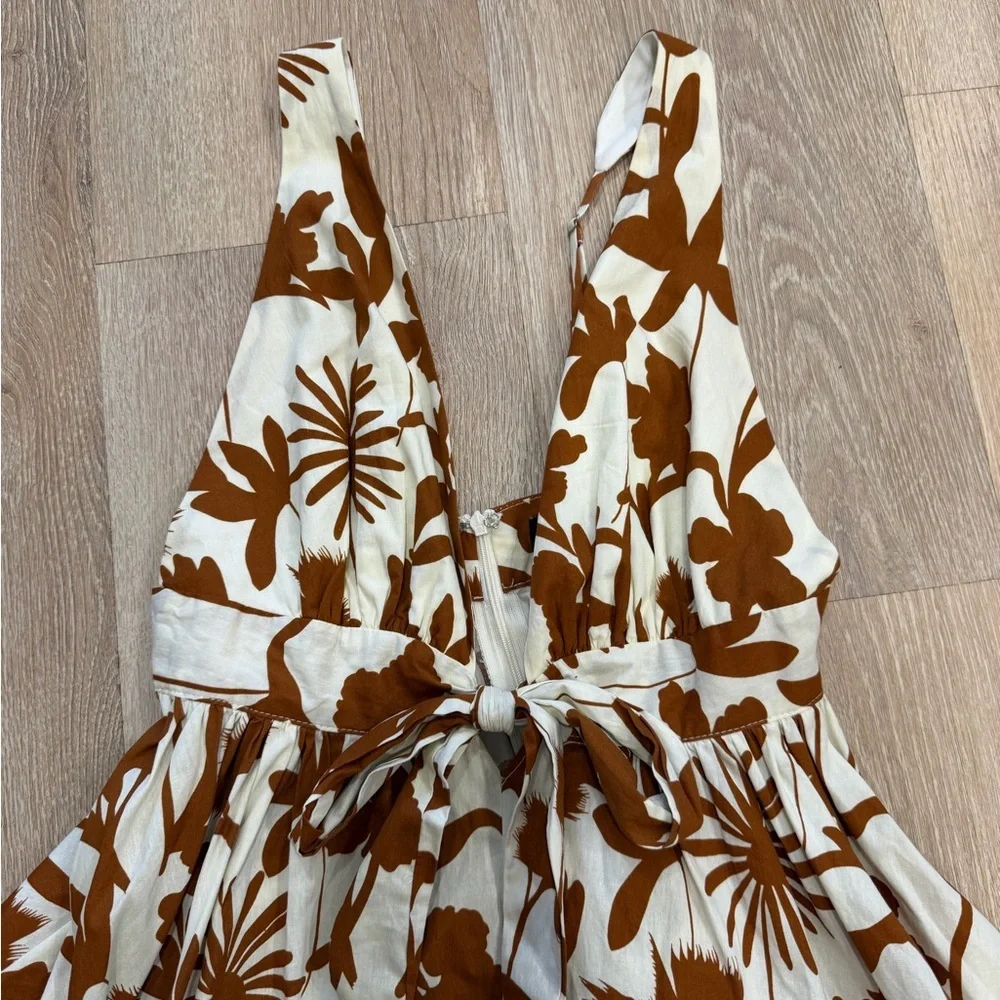 Red Dress Boutique Subtly Sweet Cream Multi Print Maxi Dress - Picture 8 of 11
